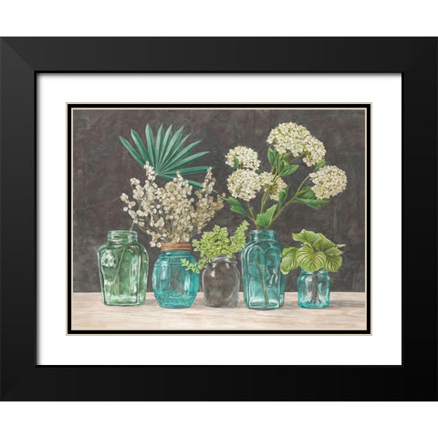 Spring Arrangement II Black Modern Wood Framed Art Print with Double Matting by Thomlinson, Jenny