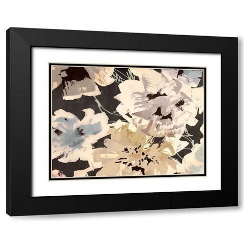 Earth Flowers II (detail) Black Modern Wood Framed Art Print with Double Matting by Parr, Kelly