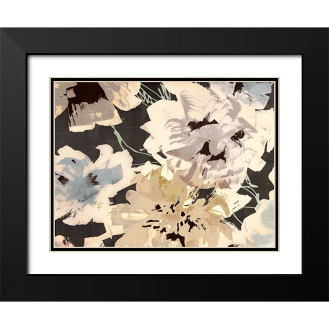 Earth Flowers II (detail) Black Modern Wood Framed Art Print with Double Matting by Parr, Kelly