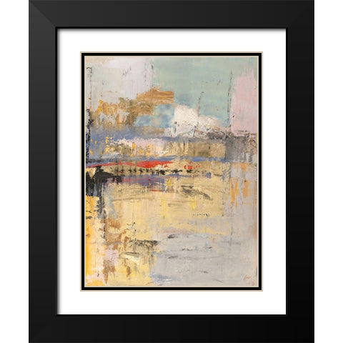 Tramonto di luna II (detail) Black Modern Wood Framed Art Print with Double Matting by Lucas