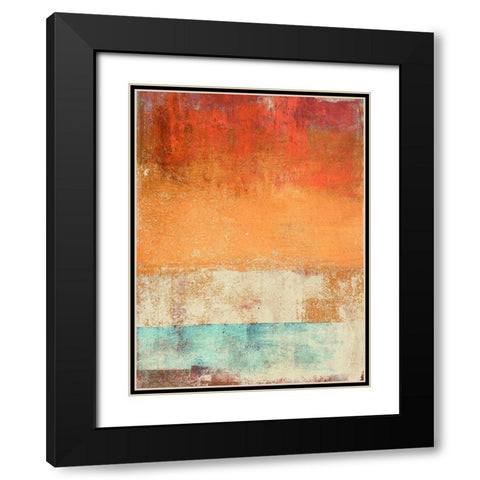 Afternoon Seaside Black Modern Wood Framed Art Print with Double Matting by Ludwig, Maun