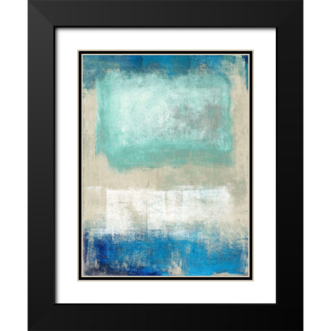 Magic Sea Black Modern Wood Framed Art Print with Double Matting by Ludwig, Maun