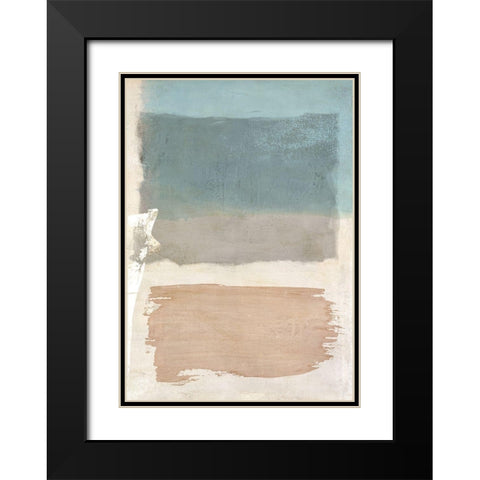 Libra II Black Modern Wood Framed Art Print with Double Matting by Maun, Ludwig