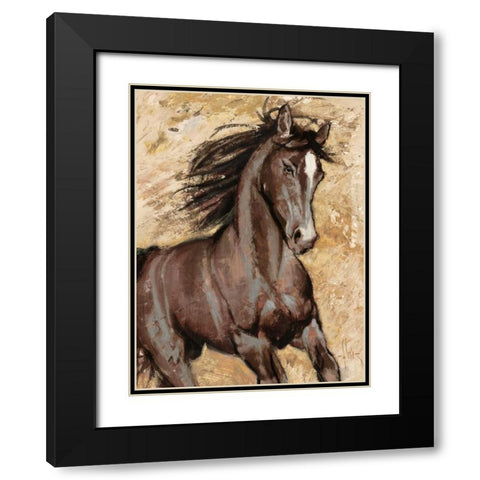 Maestoso Black Modern Wood Framed Art Print with Double Matting by Florio, Luigi