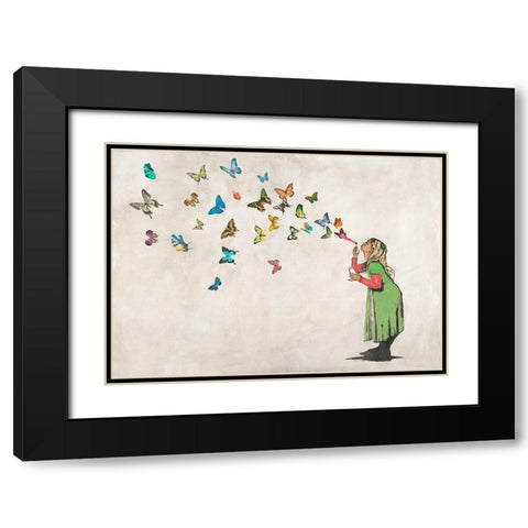 A thing of beauty... Black Modern Wood Framed Art Print with Double Matting by Masterfunk Collective