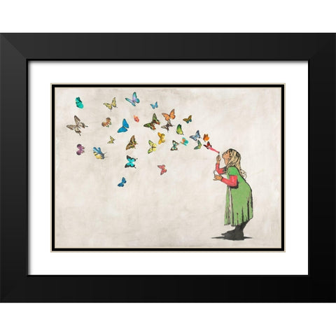 A thing of beauty... Black Modern Wood Framed Art Print with Double Matting by Masterfunk Collective