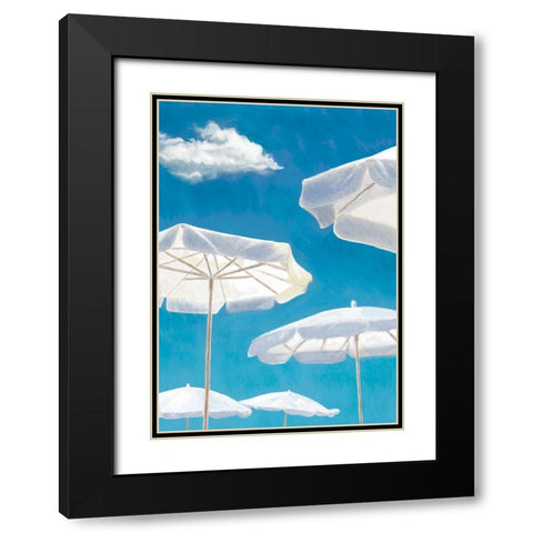 Beach Life I Black Modern Wood Framed Art Print with Double Matting by Marzi, Dario