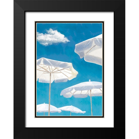 Beach Life I Black Modern Wood Framed Art Print with Double Matting by Marzi, Dario