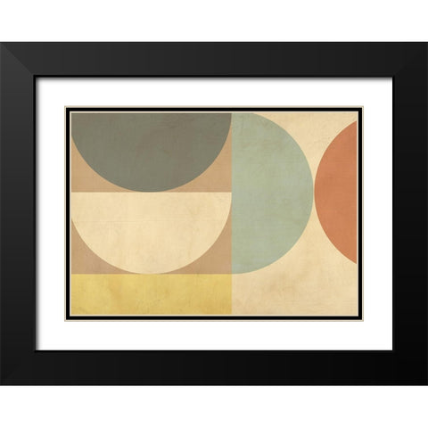 Albedo Black Modern Wood Framed Art Print with Double Matting by Nava, Sandro