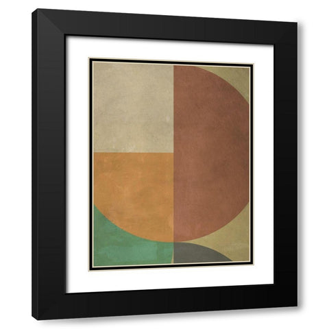Attitude Black Modern Wood Framed Art Print with Double Matting by Nava, Sandro