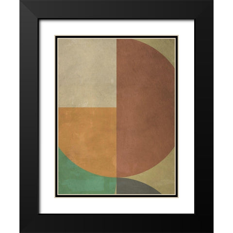 Attitude Black Modern Wood Framed Art Print with Double Matting by Nava, Sandro