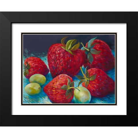 Lush Black Modern Wood Framed Art Print with Double Matting by Whatmore, Nel