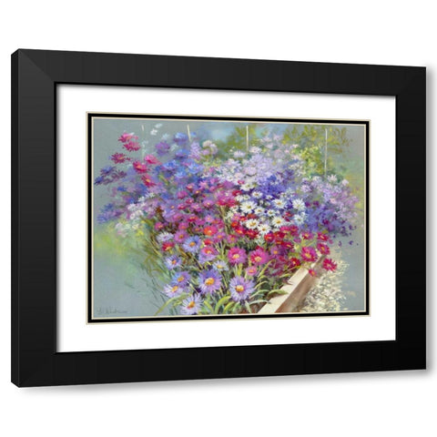 As Far as the Eye Can See Black Modern Wood Framed Art Print with Double Matting by Whatmore, Nel
