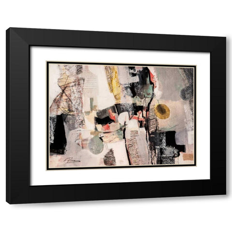 Tranquility Black Modern Wood Framed Art Print with Double Matting by Pima, Arthur