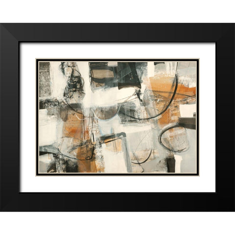 Leggere dentro Black Modern Wood Framed Art Print with Double Matting by Piovan, Maurizio
