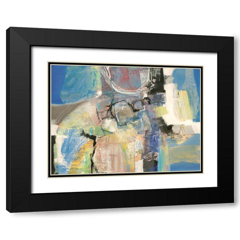 Ancora presenti Black Modern Wood Framed Art Print with Double Matting by Piovan, Maurizio