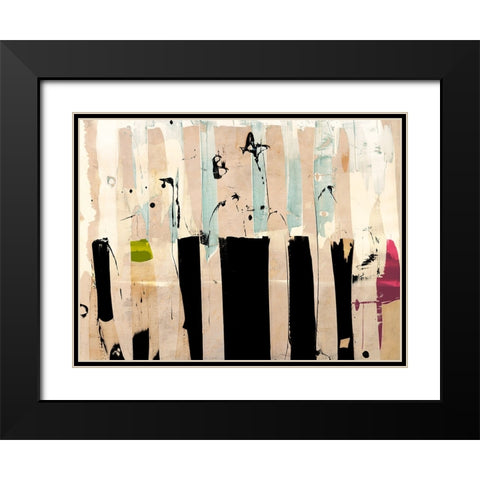 Singular Heaven Black Modern Wood Framed Art Print with Double Matting by Winkel, Peter