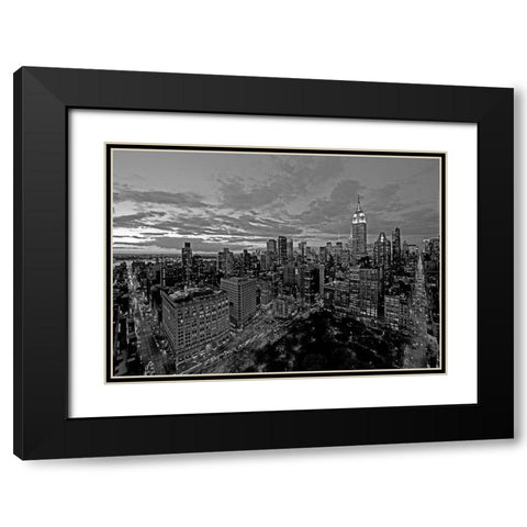 Chelsea and Midtown Manhattan_BN Black Modern Wood Framed Art Print with Double Matting by Berenholtz, Richard