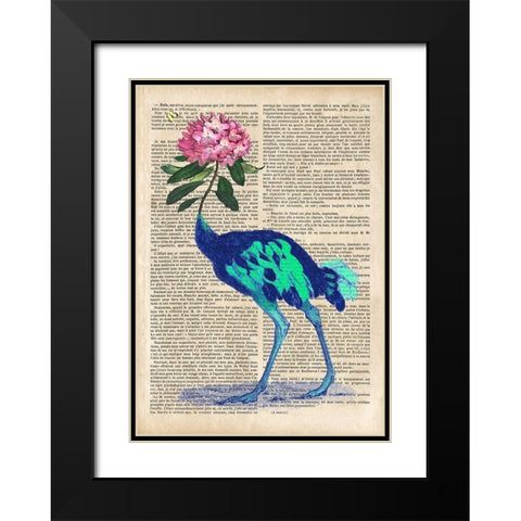 A Pleasant Surprise II Black Modern Wood Framed Art Print with Double Matting by Lamanche, Stef