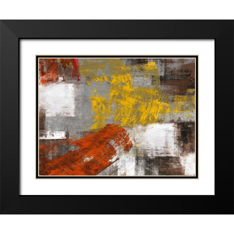 Summer Breeze Black Modern Wood Framed Art Print with Double Matting by Stone, Jim