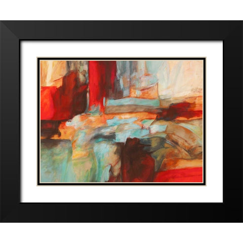 Recollection Black Modern Wood Framed Art Print with Double Matting by Stone, Jim