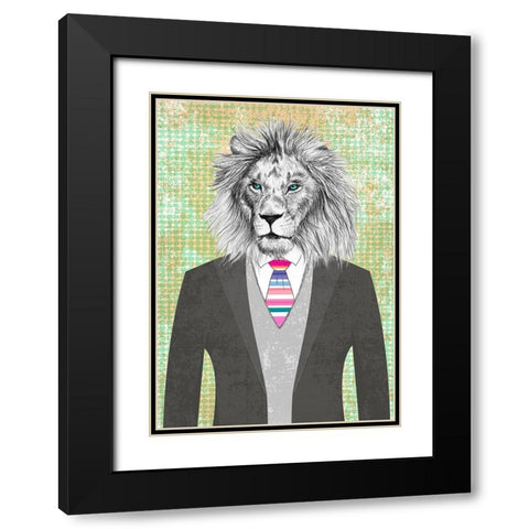 Distinguished Sovereign Black Modern Wood Framed Art Print with Double Matting by Matt, Spencer