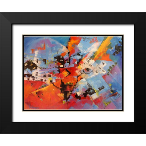 Viaggio a Cuba Black Modern Wood Framed Art Print with Double Matting by Marzari, Tebo