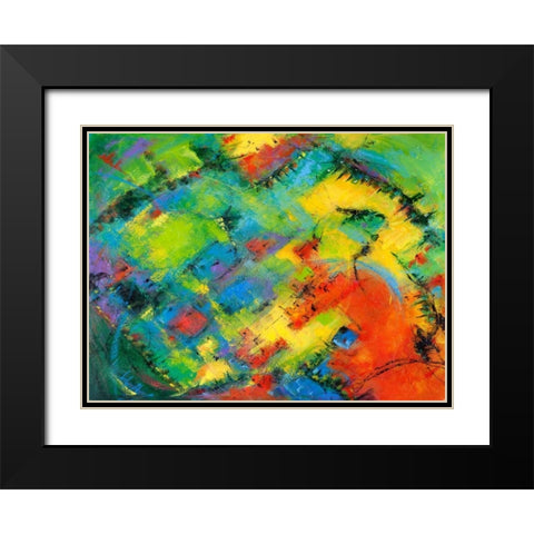 Immagini di viaggi Black Modern Wood Framed Art Print with Double Matting by Marzari, Tebo