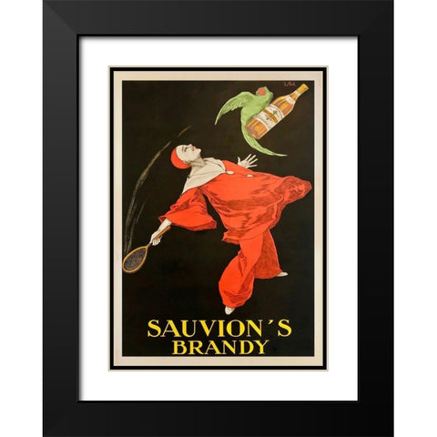 Sauvions Brandy Black Modern Wood Framed Art Print with Double Matting by Stall, Joseph