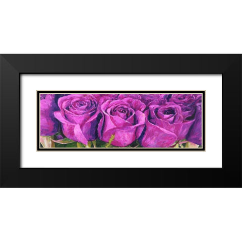 Boccioli in fiore Black Modern Wood Framed Art Print with Double Matting by Masera, Angelo