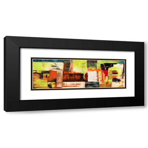 Jungle Black Modern Wood Framed Art Print with Double Matting by Aprile, Alessio