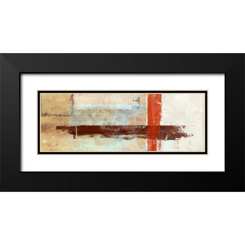 Colorscape Black Modern Wood Framed Art Print with Double Matting by Aprile, Alessio