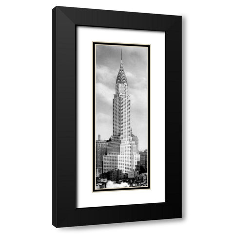 Chrysler Building, NYC Black Modern Wood Framed Art Print with Double Matting by Anonymous