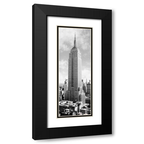 Empire State Building, NYC Black Modern Wood Framed Art Print with Double Matting by Anonymous