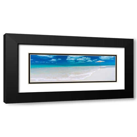 Tropical beach in Cayo Largo, Cuba Black Modern Wood Framed Art Print with Double Matting by Anonymous
