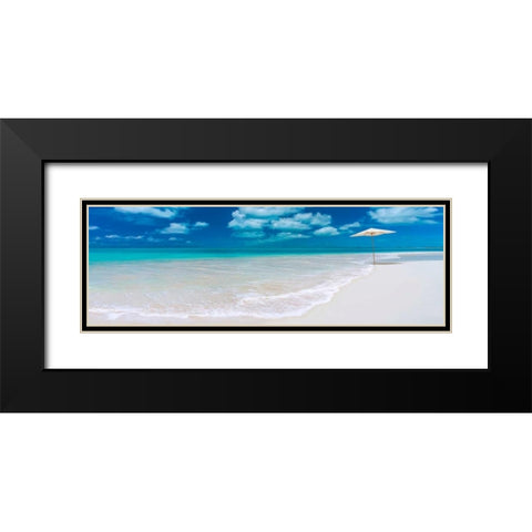 Tropical beach in Cayo Largo, Cuba Black Modern Wood Framed Art Print with Double Matting by Anonymous