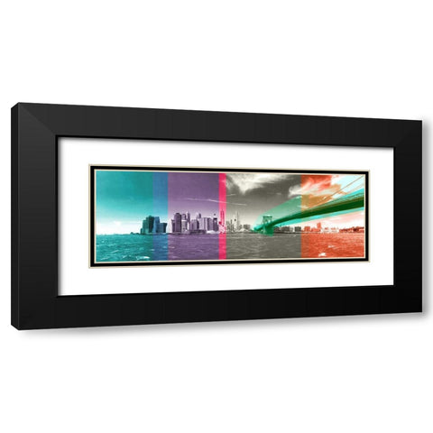 Attitude of a City Black Modern Wood Framed Art Print with Double Matting by Big City Photos