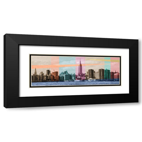 Sound of a City Black Modern Wood Framed Art Print with Double Matting by Big City Photos