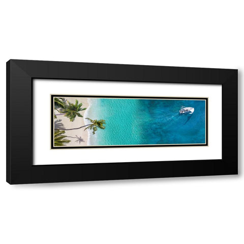 Sailing Away Black Modern Wood Framed Art Print with Double Matting by Pangea Images