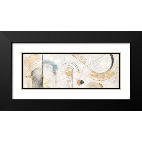 Geometrie complesse Black Modern Wood Framed Art Print with Double Matting by Armenti, Arturo