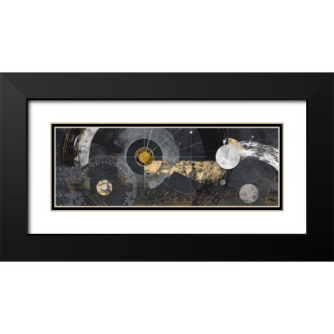 Rinascimento Black Modern Wood Framed Art Print with Double Matting by Arturo, Armenti