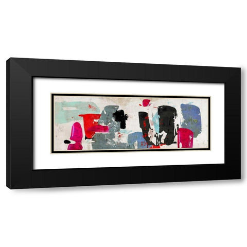 Supersonic Black Modern Wood Framed Art Print with Double Matting by Munson, Anne