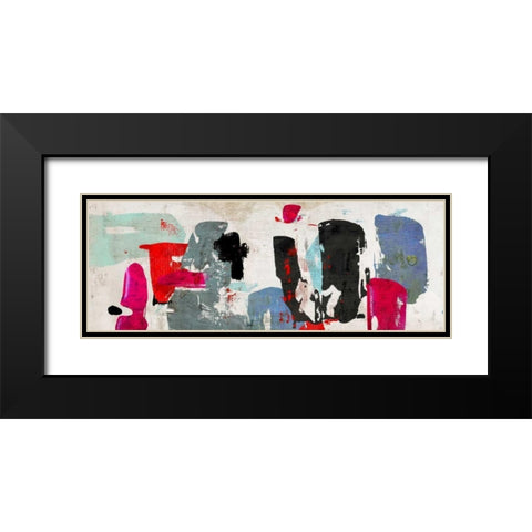 Supersonic Black Modern Wood Framed Art Print with Double Matting by Munson, Anne