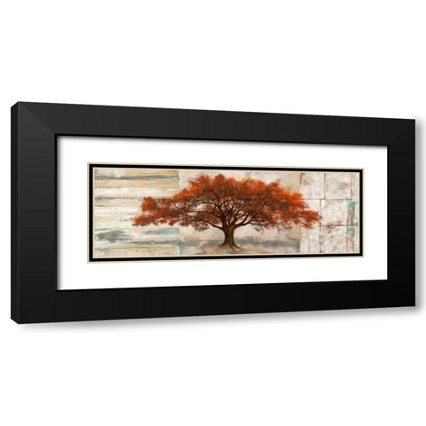 Rubra Black Modern Wood Framed Art Print with Double Matting by Bacci, Leonardo