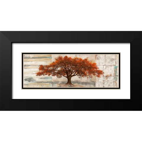 Rubra Black Modern Wood Framed Art Print with Double Matting by Bacci, Leonardo