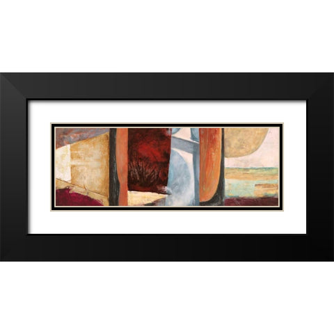 L ete Black Modern Wood Framed Art Print with Double Matting by Bacci, Leonardo