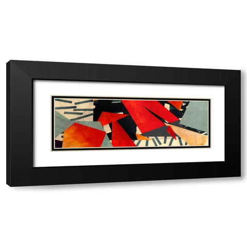 Memphis Blues (detail) Black Modern Wood Framed Art Print with Double Matting by Bacci, Leonardo
