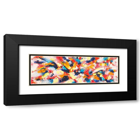 Rocking Waves Black Modern Wood Framed Art Print with Double Matting by Ferri, Bob