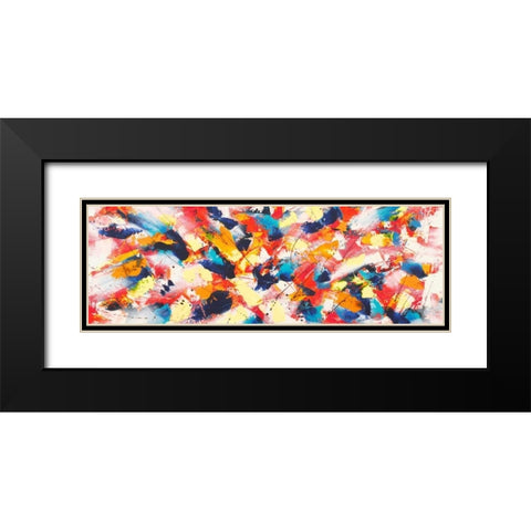 Rocking Waves Black Modern Wood Framed Art Print with Double Matting by Ferri, Bob