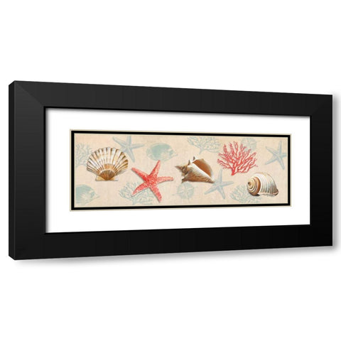 Gifts from the Ocean Black Modern Wood Framed Art Print with Double Matting by Broome, Ted